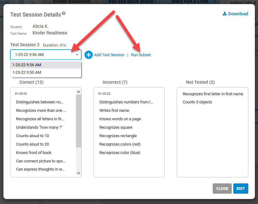 Creating Tests – ESGI Support