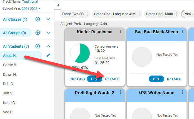 Creating Tests – ESGI Support