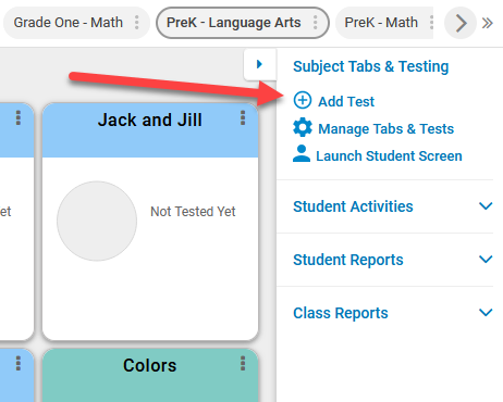 Creating Tests – ESGI Support